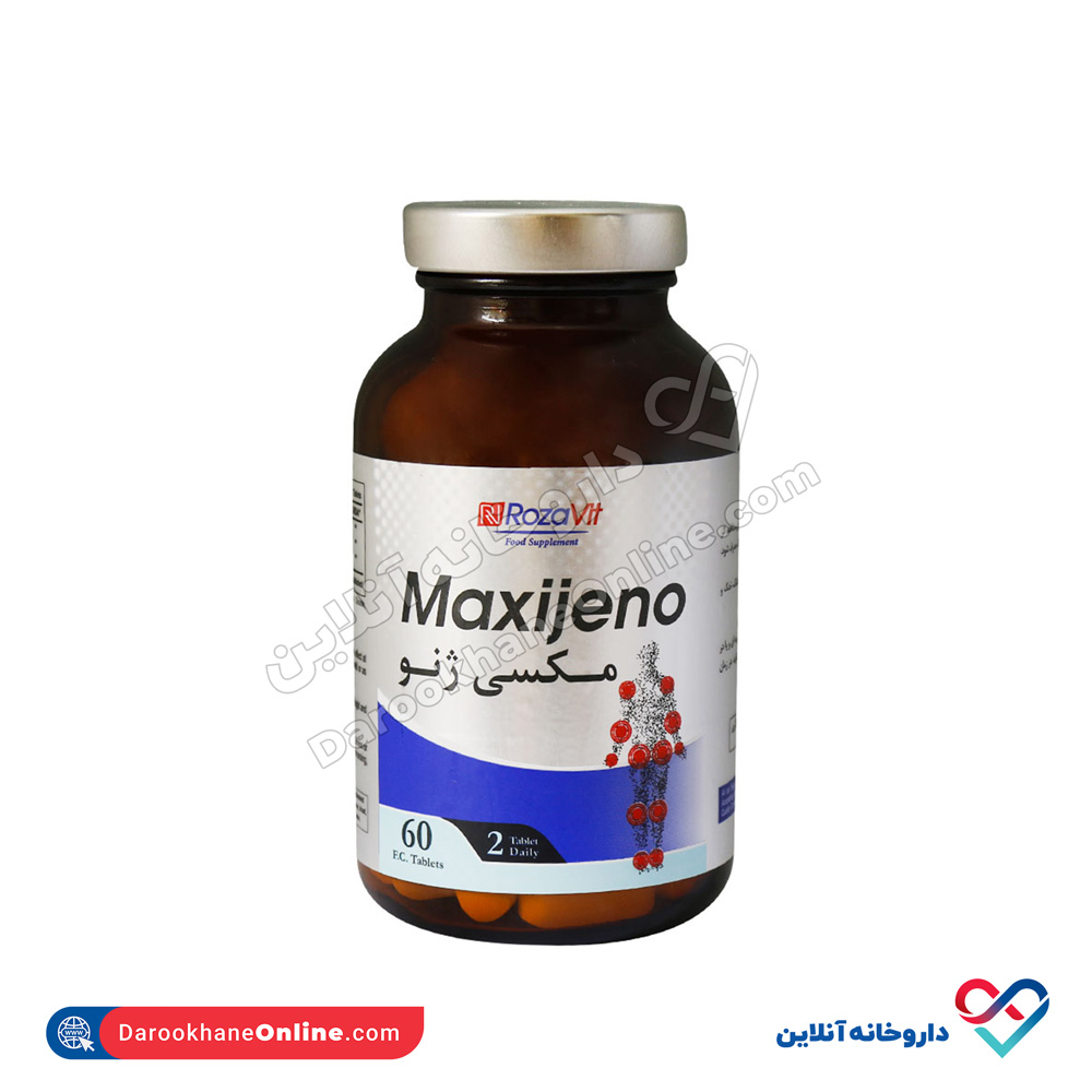 Rozavit-Maxijeno-60-FC-Tablets-1.jpg قرص مکسی ژنو رزاویت 60 عددی - Image 1